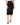Dolce & Gabbana Black Cotton Pencil Cut High Waist Midi Skirt