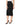 Dolce & Gabbana Black Cotton Pencil Cut High Waist Midi Skirt