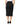 Dolce & Gabbana Black Cotton Pencil Cut High Waist Midi Skirt