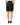 Dolce & Gabbana Black Nylon Pencil Cut High Waist Mini Skirt