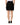 Dolce & Gabbana Black Nylon High Waist Open-Stitch Mini Skirt