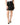 Dolce & Gabbana Black Polyester Zipper High Waist Mini Skirt