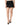 Dolce & Gabbana Black Cotton Pencil Cut High Waist Mini Skirt
