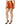 Dolce & Gabbana Metallic Orange Viscose High Waist Mini Skirt