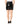 Dolce & Gabbana Black Nylon Eyelet Detail Coated Mini Skirt