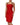 Dolce & Gabbana Red Stretch Bodycon Sheath Knee Length Dress