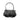 Mario Valentino Nero Poliuretano Donna Bag with Shoulder Handles and Compartments